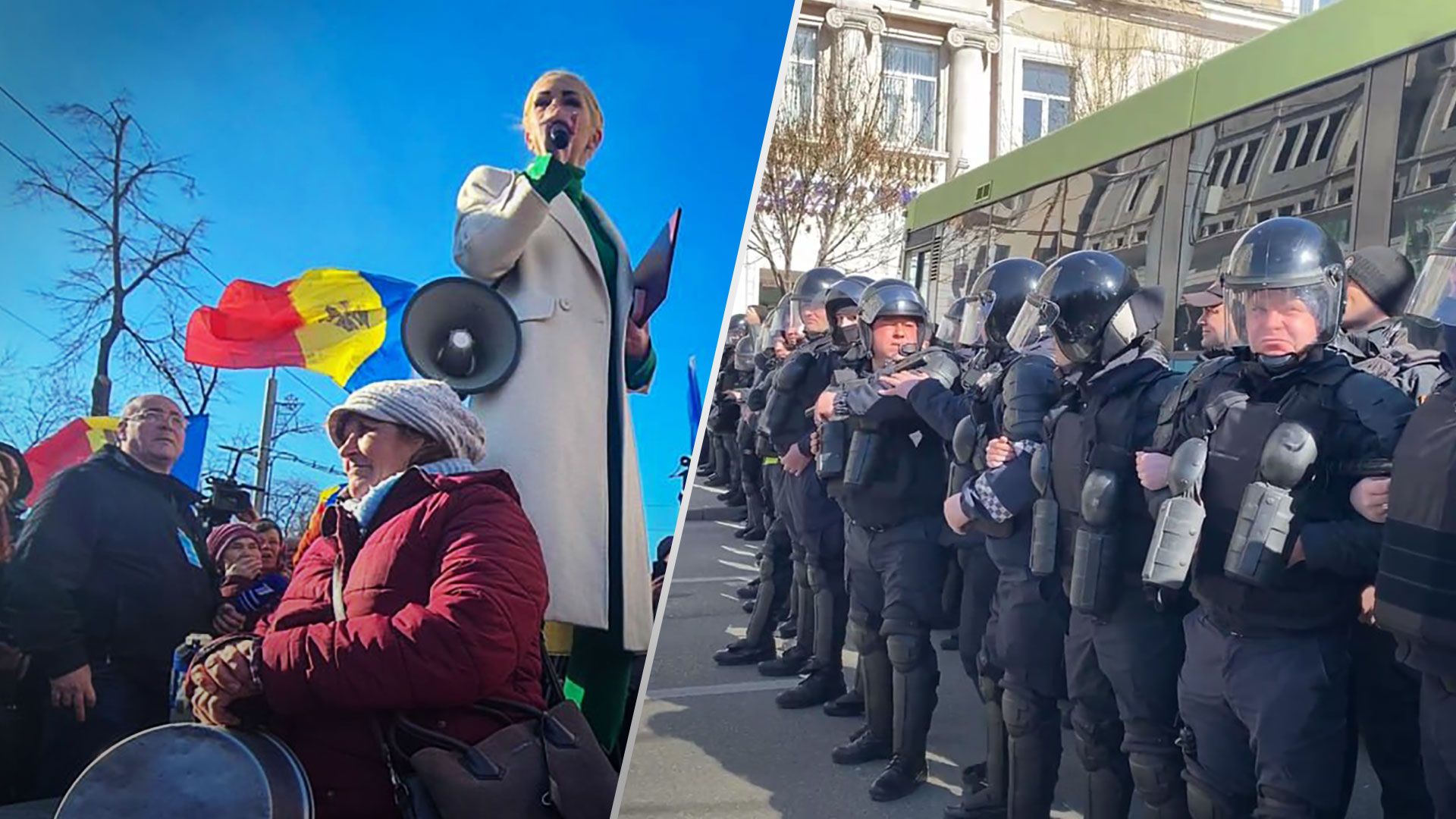 Протесты в Молдове - за беспорядками на протестах в Молдове стоит Россия - 24 Канал