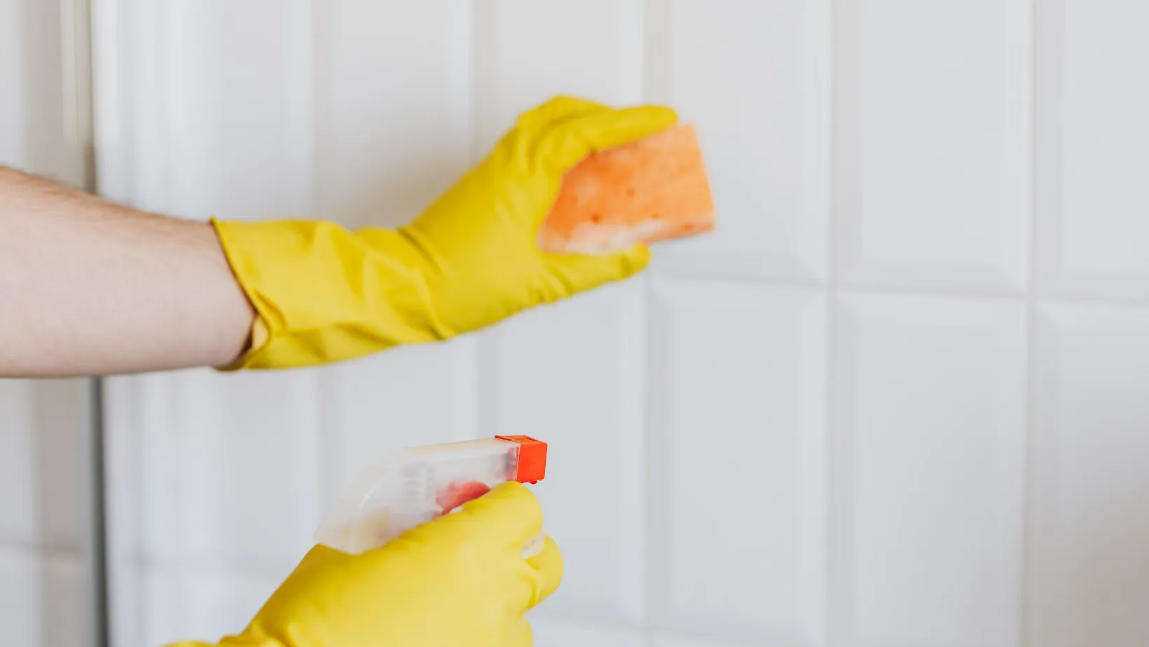 Оцет та перекис водню очищать стіни від цвілі Оцет та перекис водню очищать стіни від цвілі