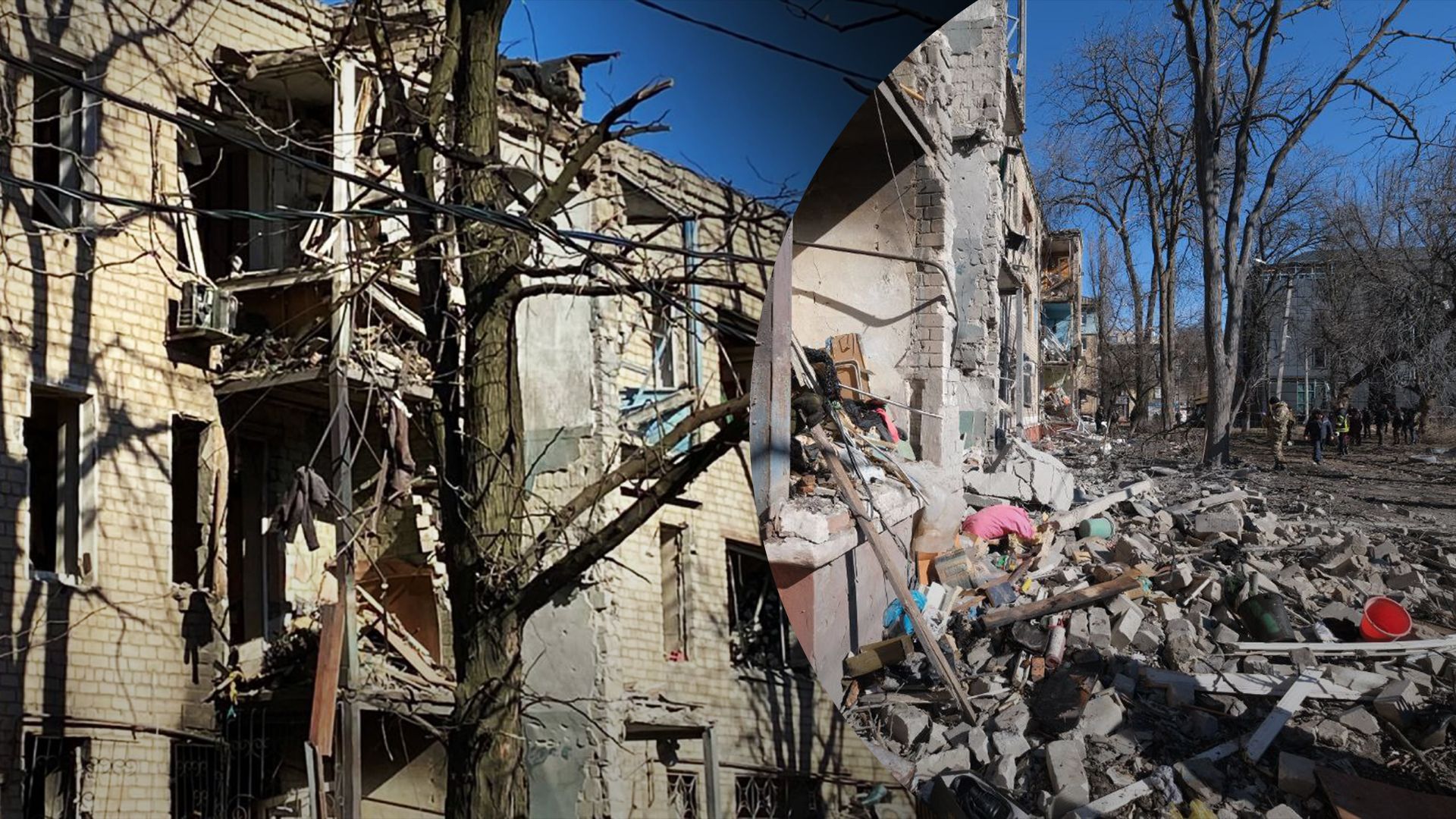 Удар по будинках у Краматорську 14 березня 2023 – фото з місця влучання 