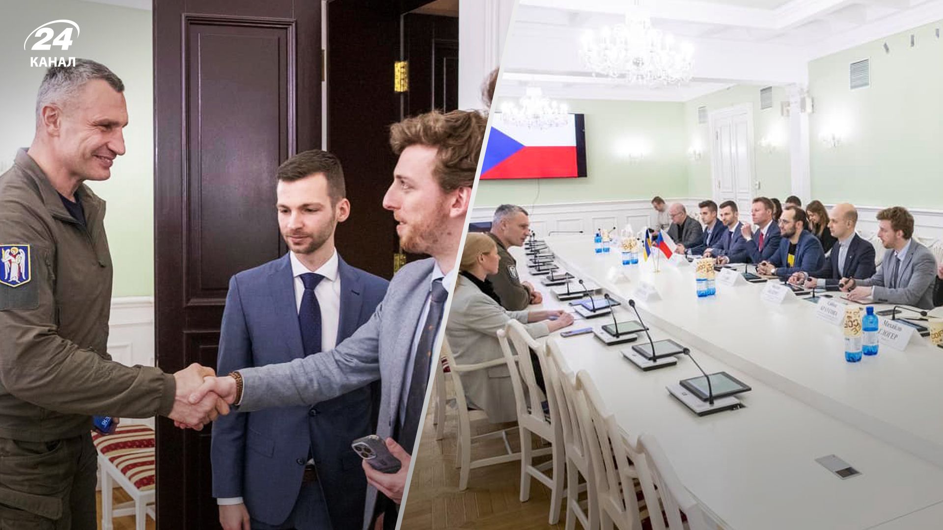 Говорили про підтримку в реабілітації воїнів, –  Кличко про зустріч з чеськими урядовцями