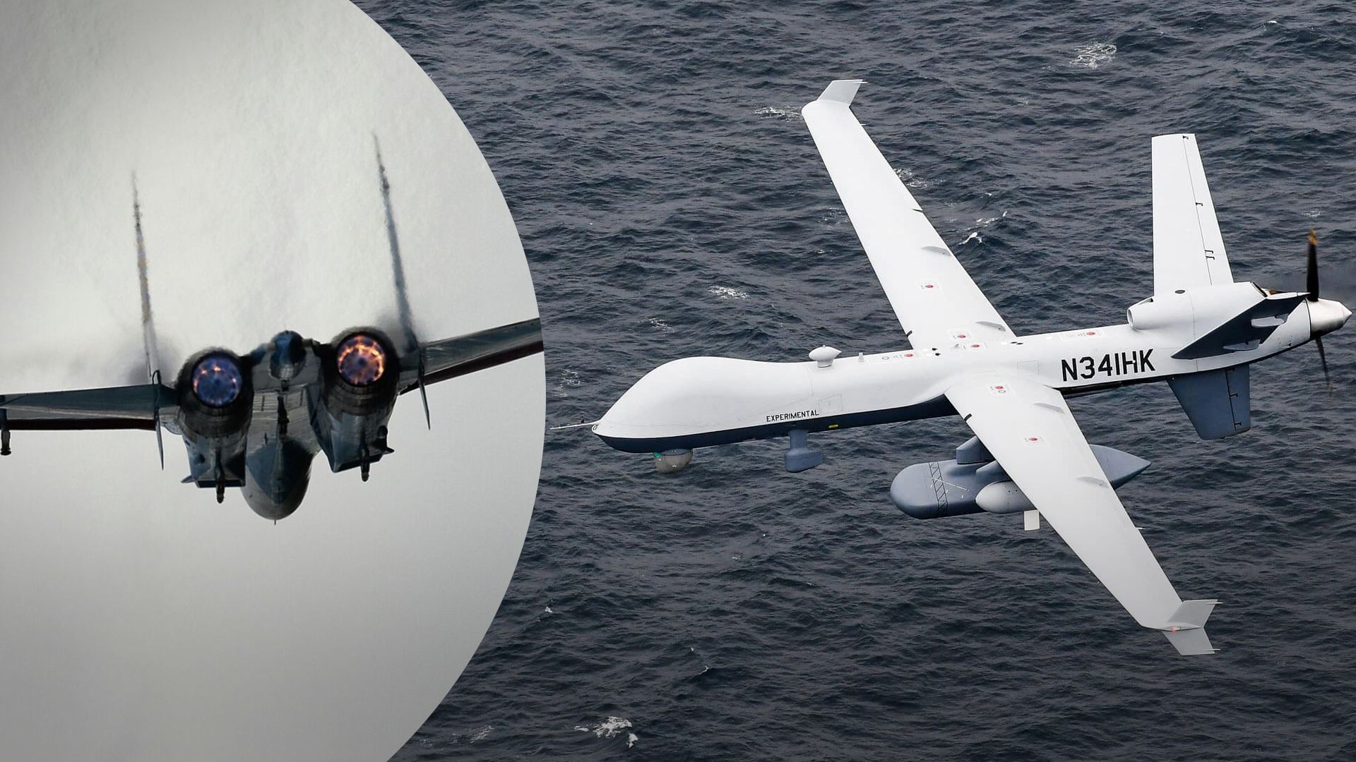 MQ-9 Reaper сбили над Черным морем - СМИ смоделировали атаку Су-27 на БПЛА