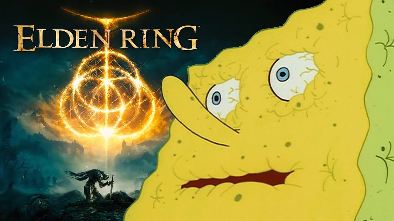 Фанат Elden Ring "схрестив" персонажів гри з героями мультфільму "Губка Боб Квадратні Штани"