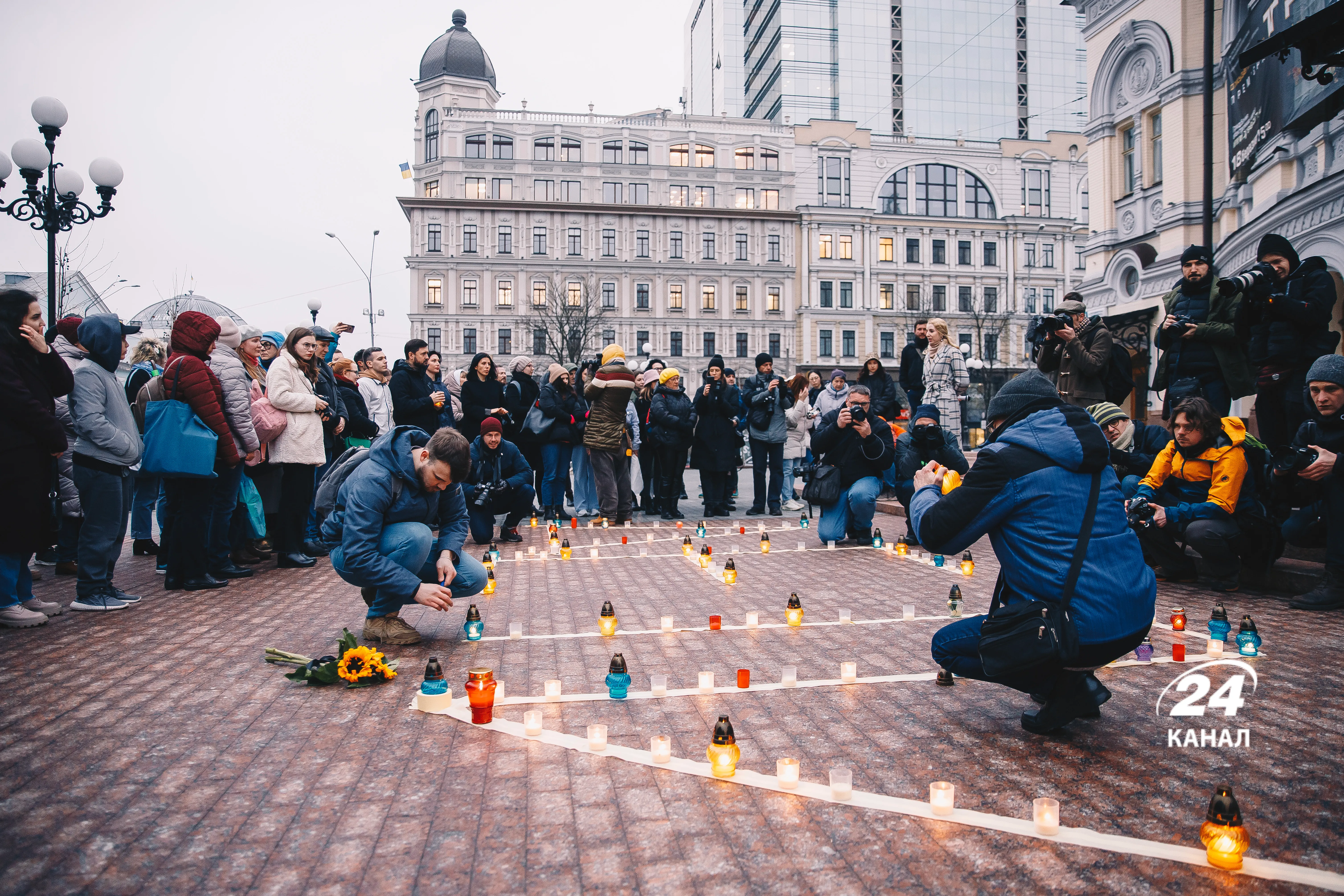 Годовщина удара по Драмтеатру в Мариуполе.