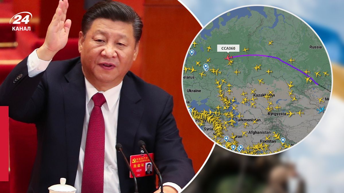 Визит Си в Москву – как летит самолет лидера КНР Визит Си в Москву – как летит самолет лидера КНР