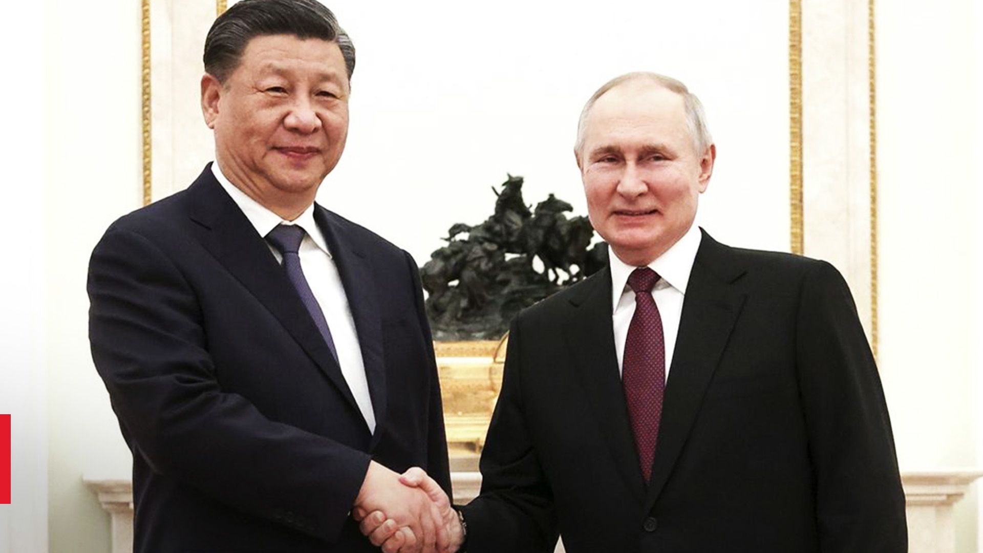 Официальная часть встречи Си и Путина началась