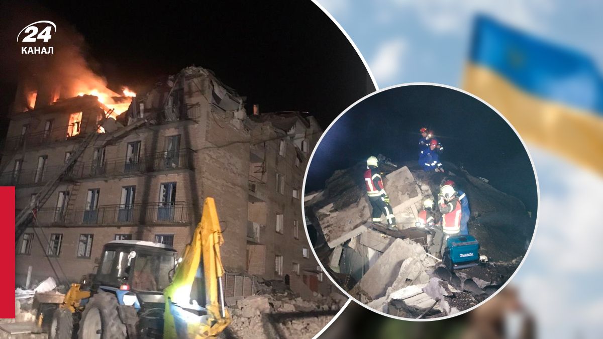 Атака ворога на Київщину та руйнування багатоповерхівки Атака ворога на Київщину та руйнування багатоповерхівки