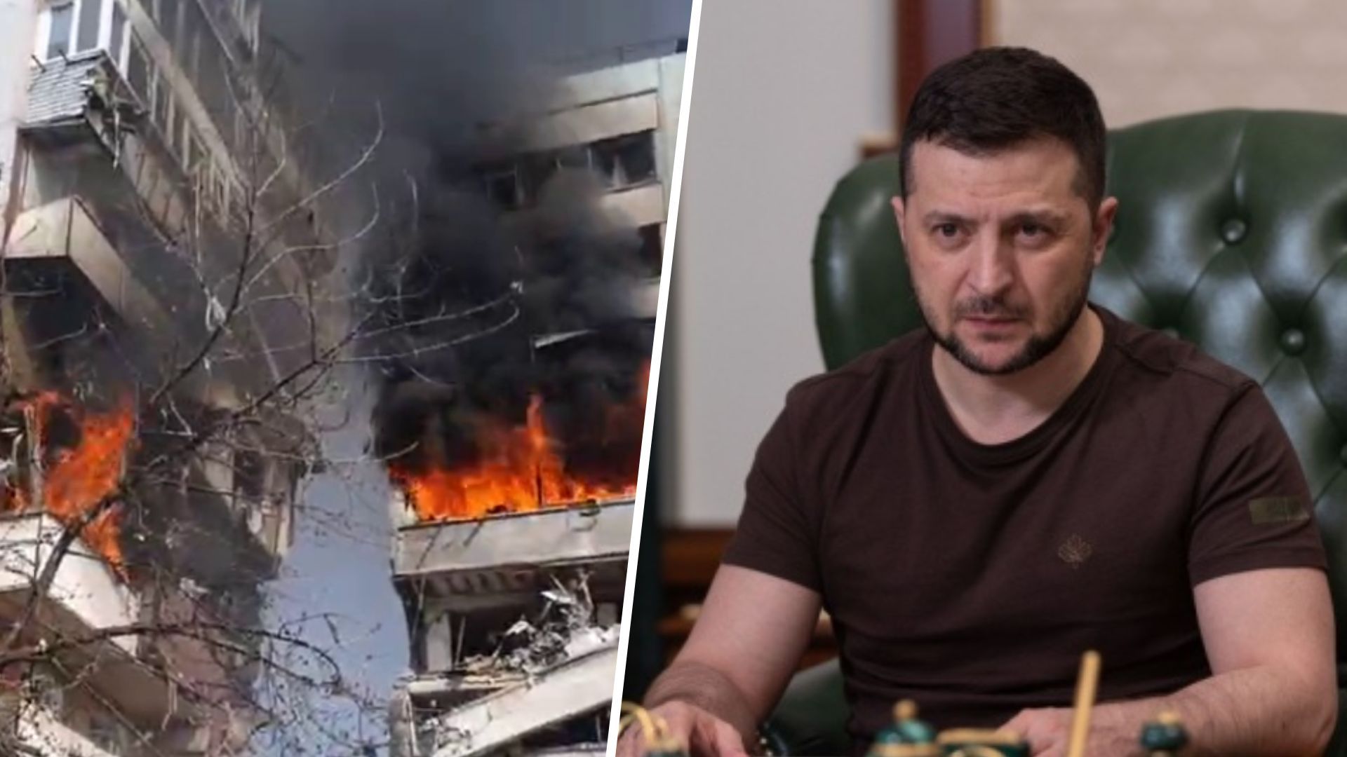 Запоріжжя ракетний удар 22 березня - Зеленський відреагував та показав відео влучання - 24 Канал Запоріжжя ракетний удар 22 березня - Зеленський відреагував та показав відео влучання - 24 Канал