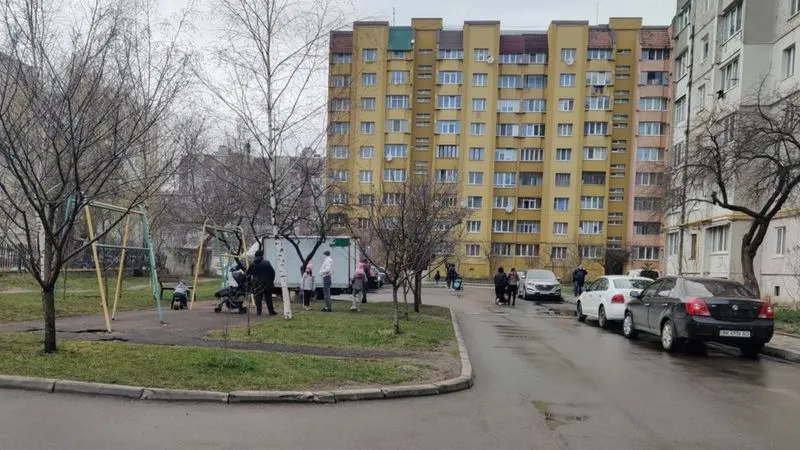 Двор, где произошел конфликт / Лиля Хомышин Двор, где произошел конфликт / Лиля Хомышин