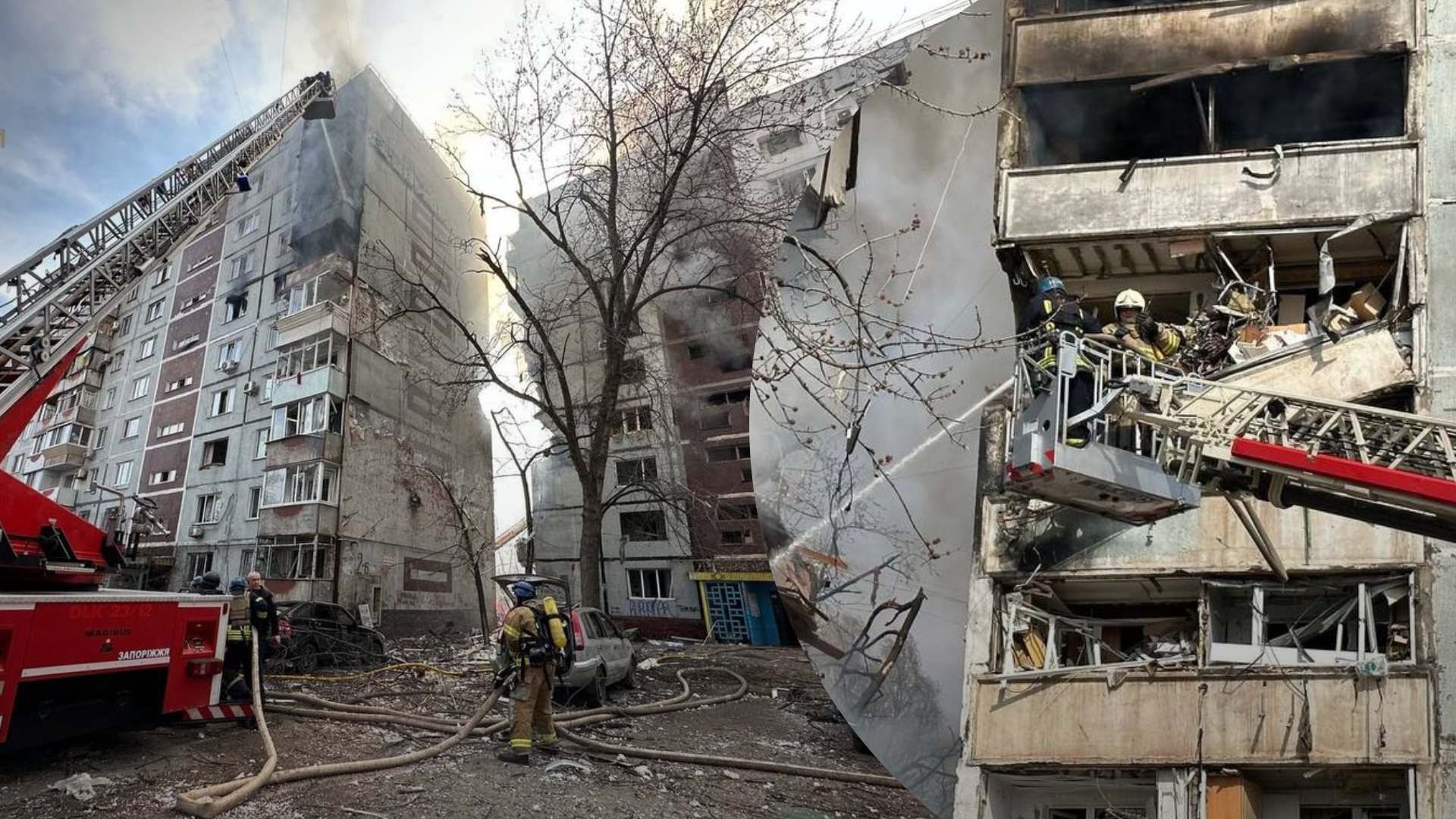 Два будинки у Запоріжжі зазнали нищівних руйнувань Два будинки у Запоріжжі зазнали нищівних руйнувань