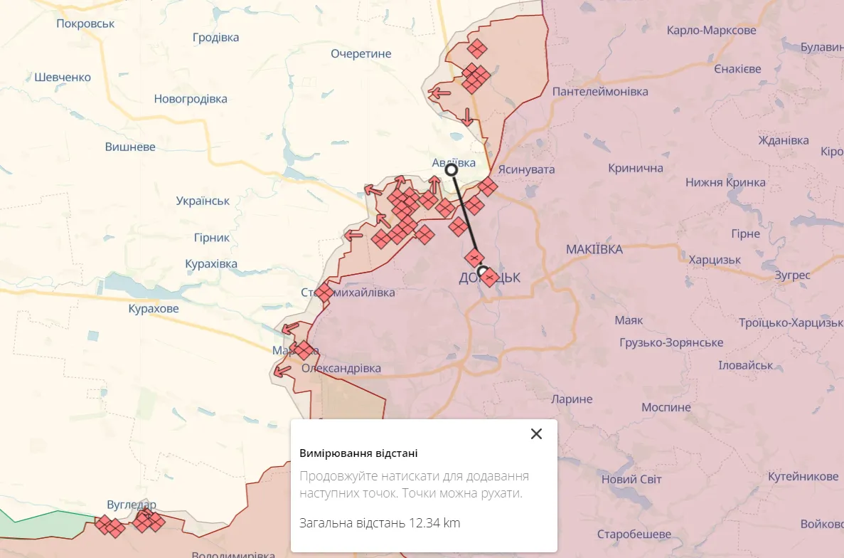 Авдіївка, бойові дії