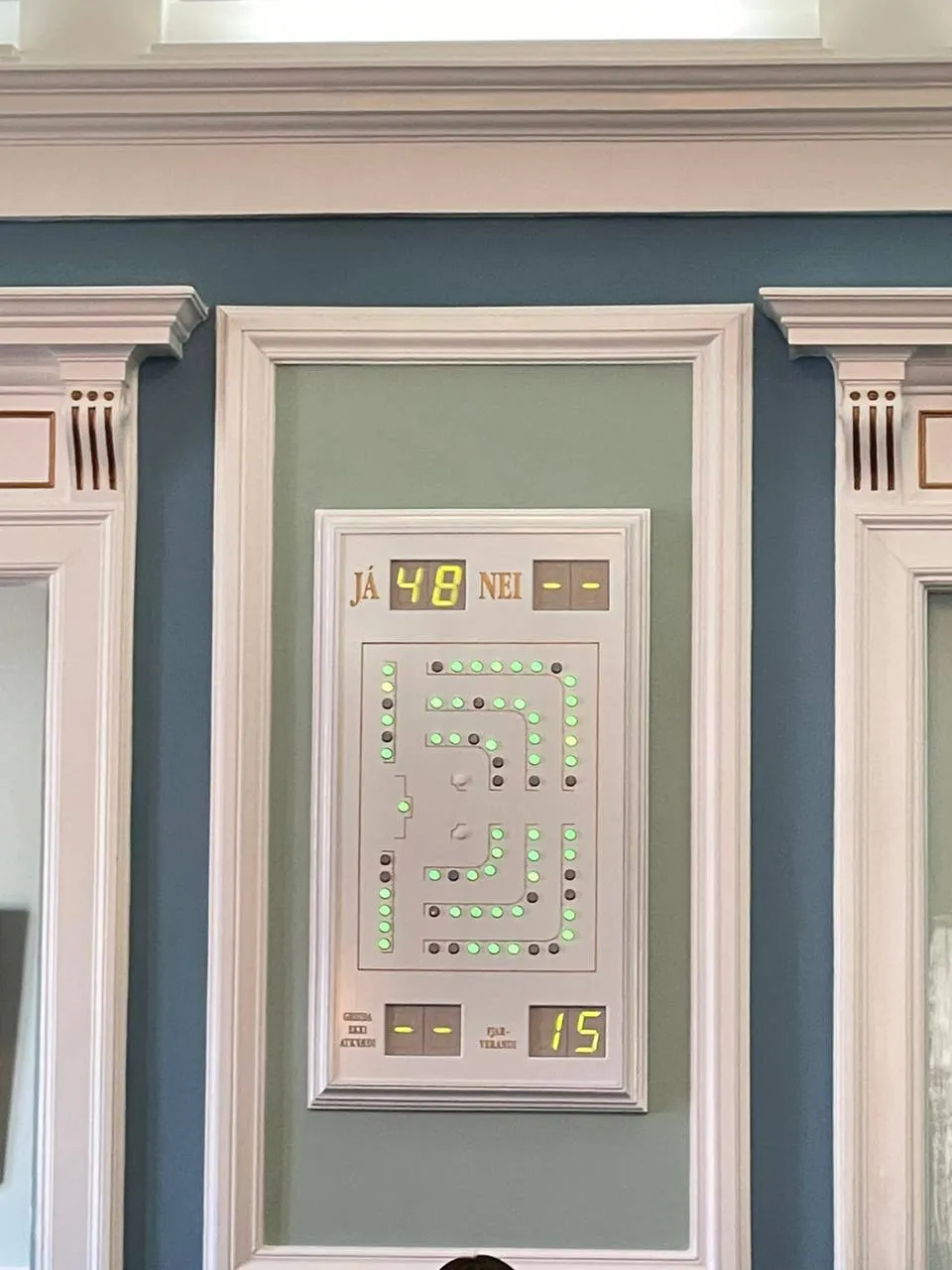 Результати голосування парламенту Ісландії Результати голосування парламенту Ісландії