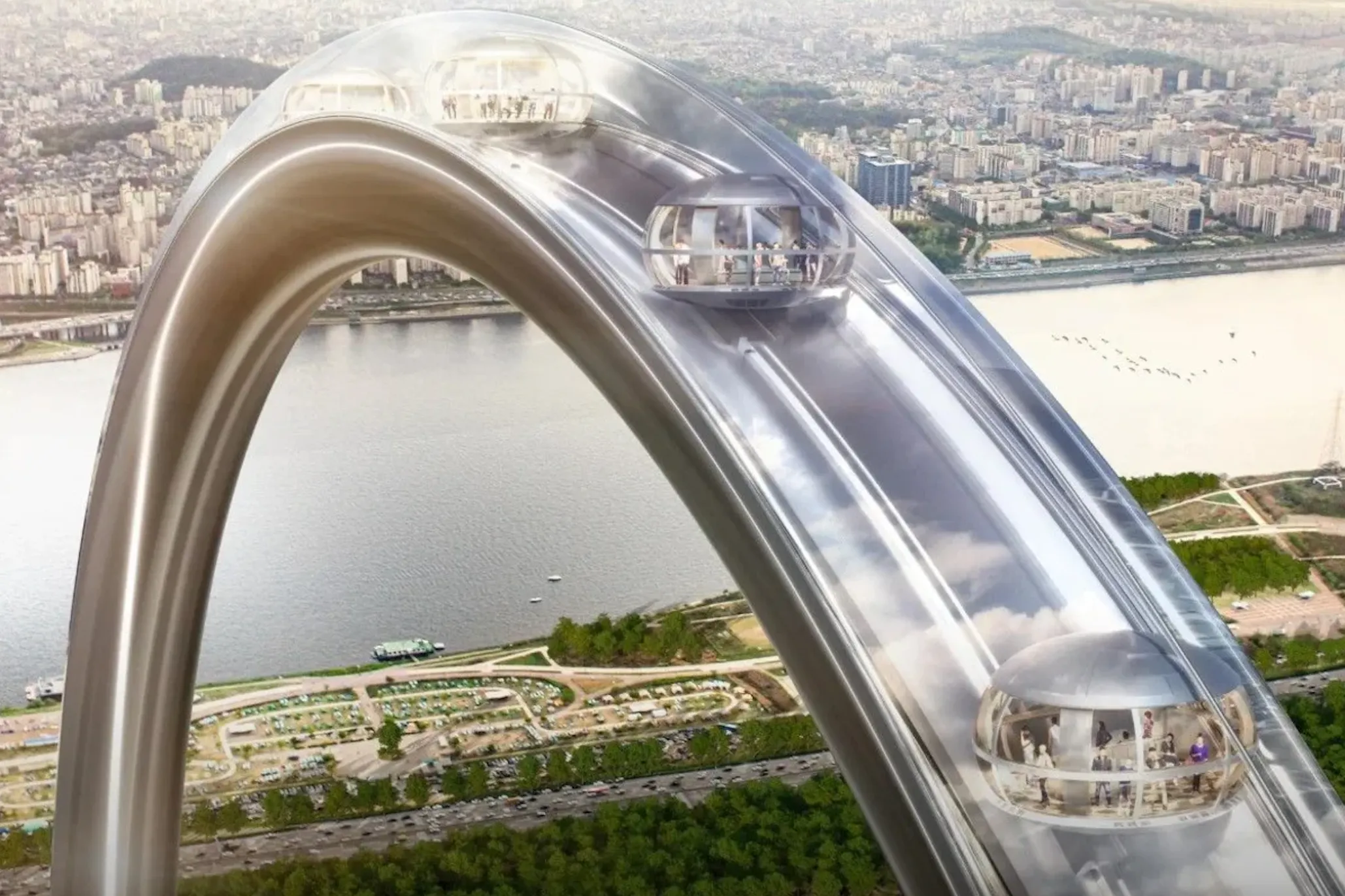 На Сеульському кільці буде 36 кабінок На Сеульському кільці буде 36 кабінок