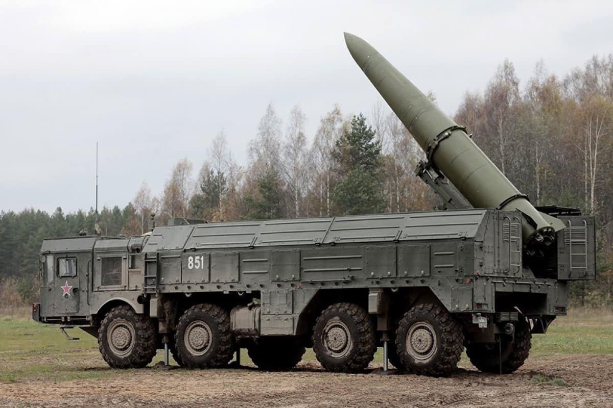 ОТРК "Іскандер" - потенційний носій ядерної зброї, що стоїть на озброєнні Білорусі.