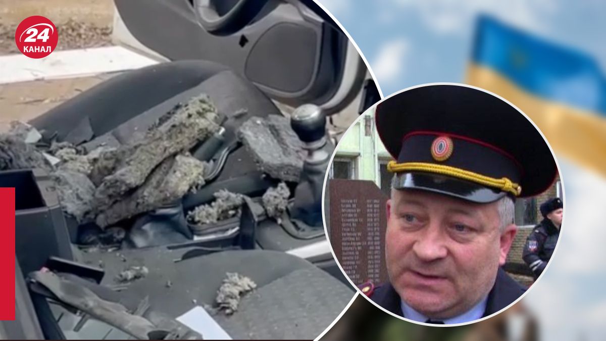 Підрив авто Москвіна в Маріуполі Підрив авто Москвіна в Маріуполі