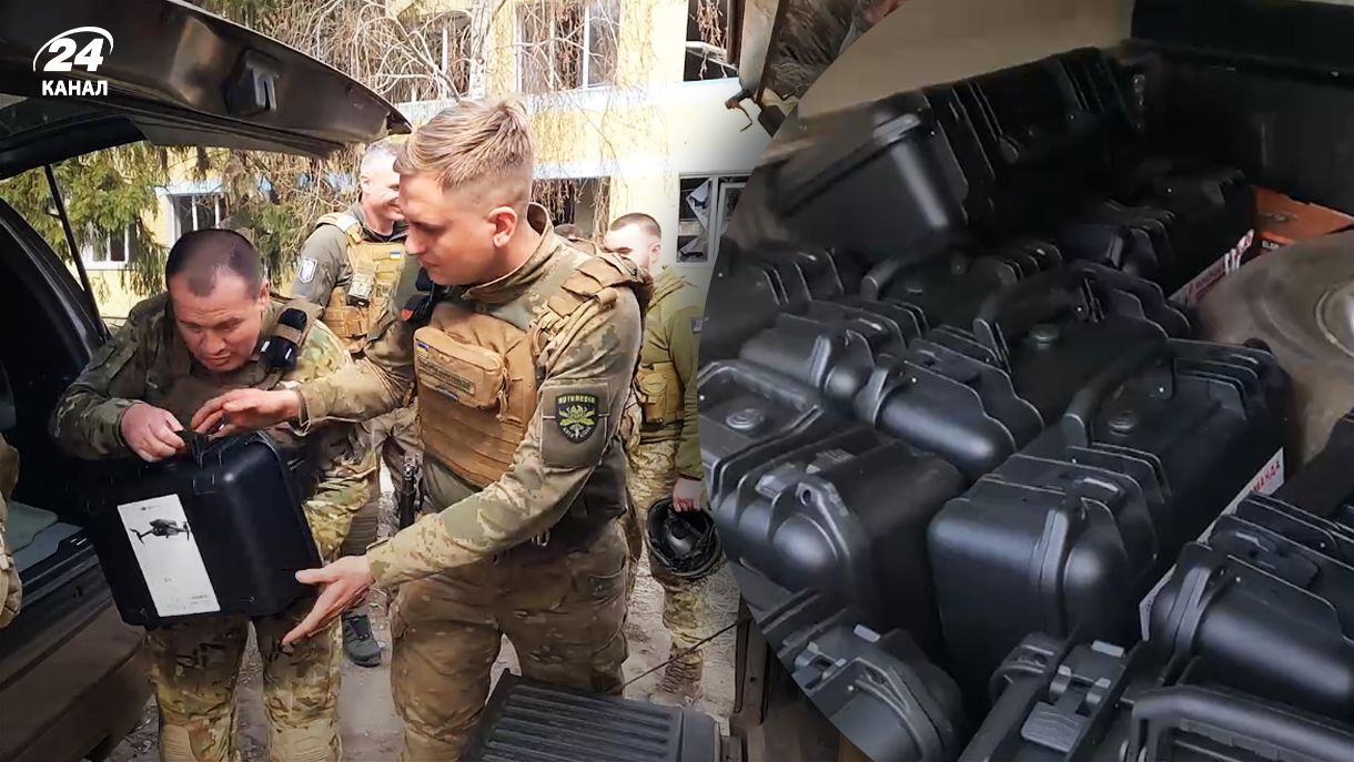 "Украинская команда" доставила на передовую разведывательные дроны для "Черных Запорожцев"