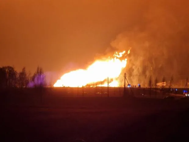 В Росії стався вибух на газопроводі