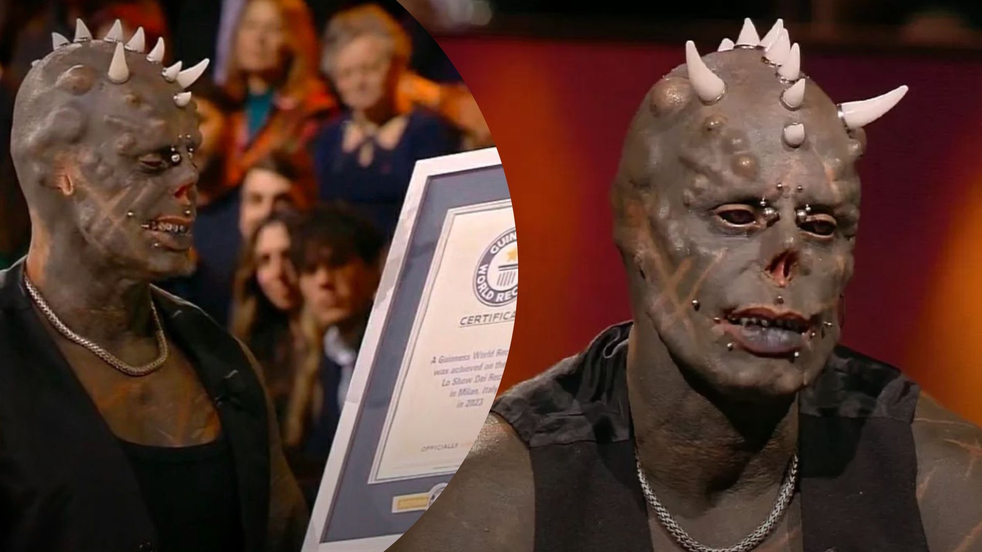 "Людина-Сатана" побив рекорд Гіннеса "Людина-Сатана" побив рекорд Гіннеса