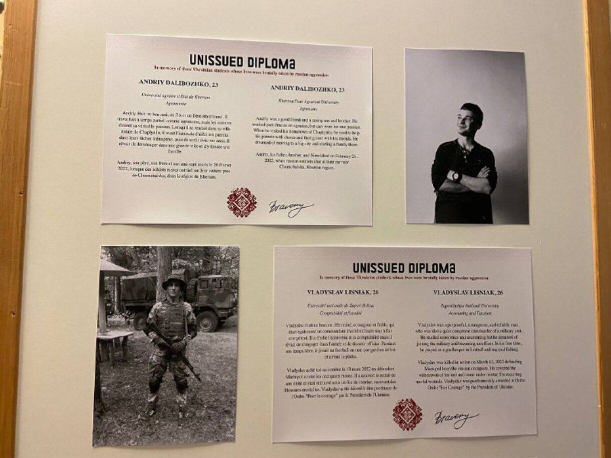 Студенти на війні - у Брюсселі вшанували загиблих українських студентів під час війни - Освіта