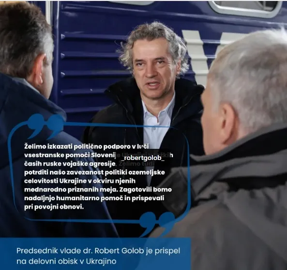В Україну прибув прем'єр Словенії Роберт Голоб В Україну прибув прем'єр Словенії Роберт Голоб