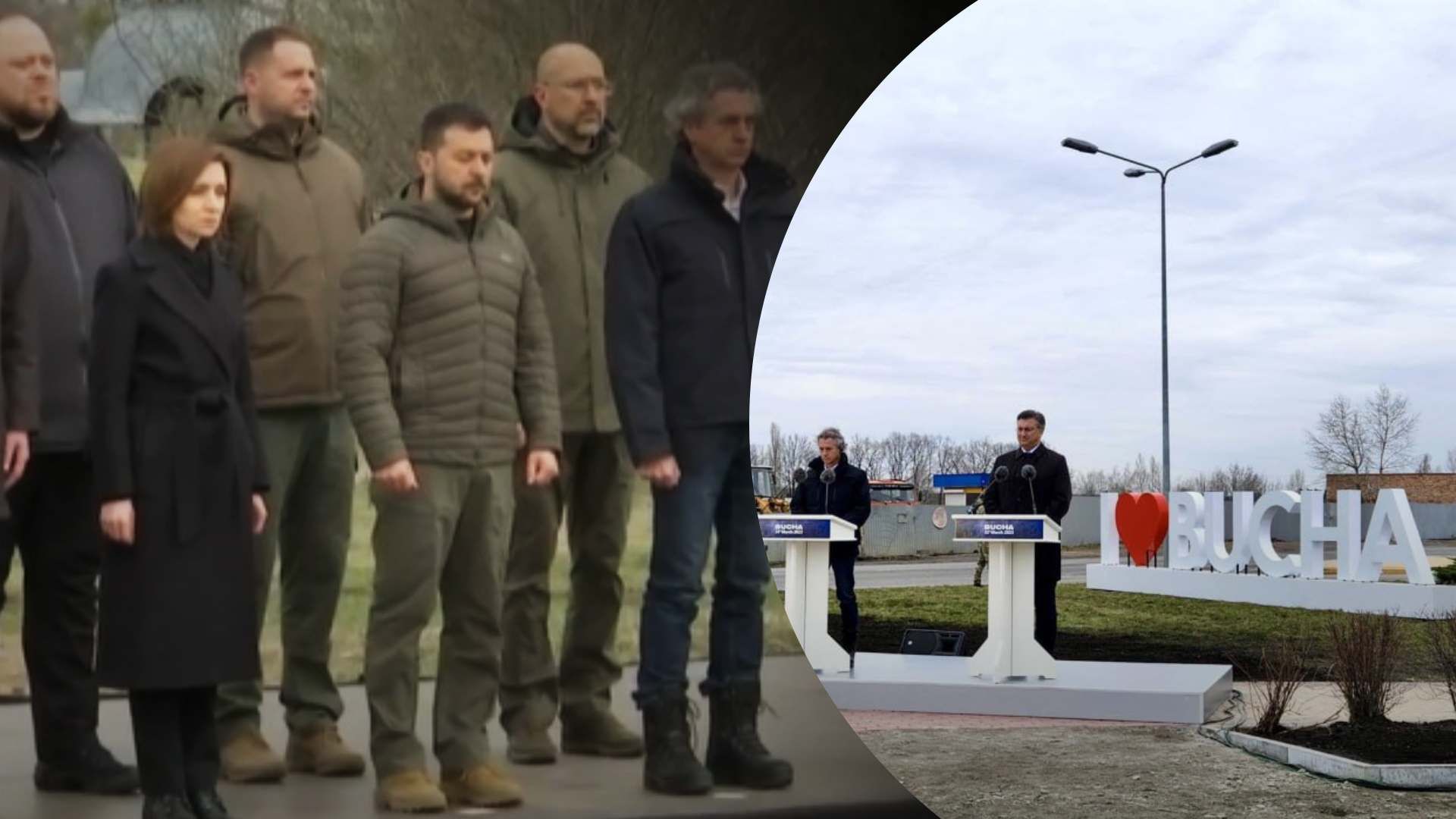 Зеленский вручил Буче отличие "город-герой" Зеленский вручил Буче отличие "город-герой"