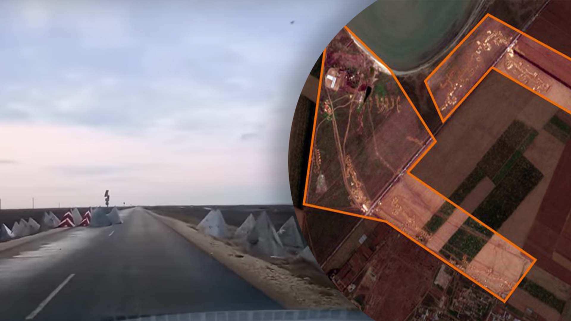 Росія в тимчасово окупованому Криму будує окопи Росія в тимчасово окупованому Криму будує окопи