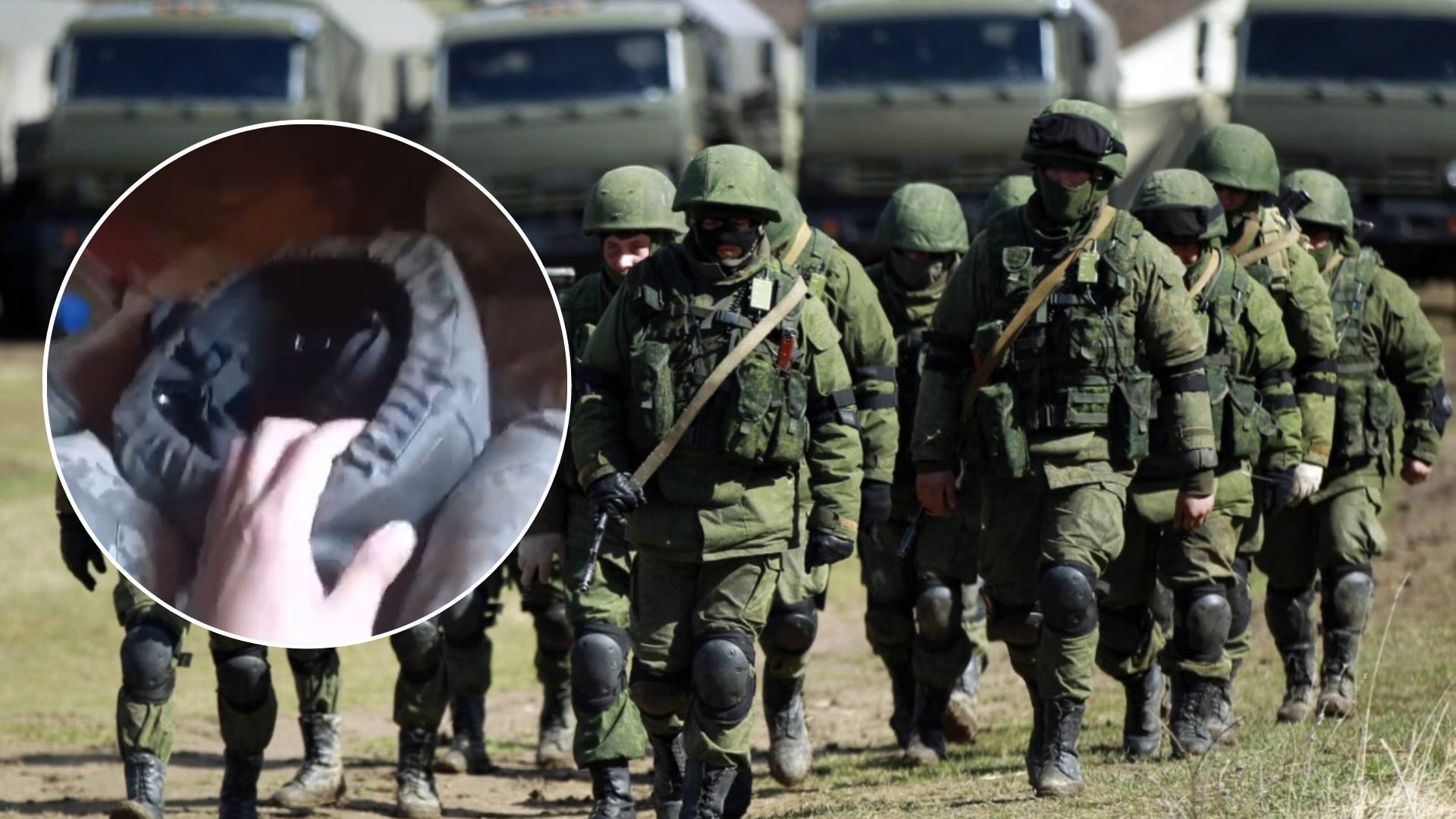 Украинские воины показали шлемы оккупантов, которые сделаны 70 лет назад - видео - 24 Канал