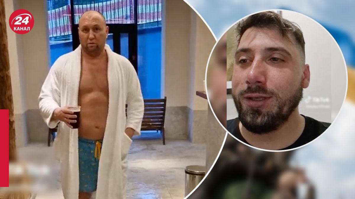 В Буковеле мужчина обругал украинского защитника В Буковеле мужчина обругал украинского защитника