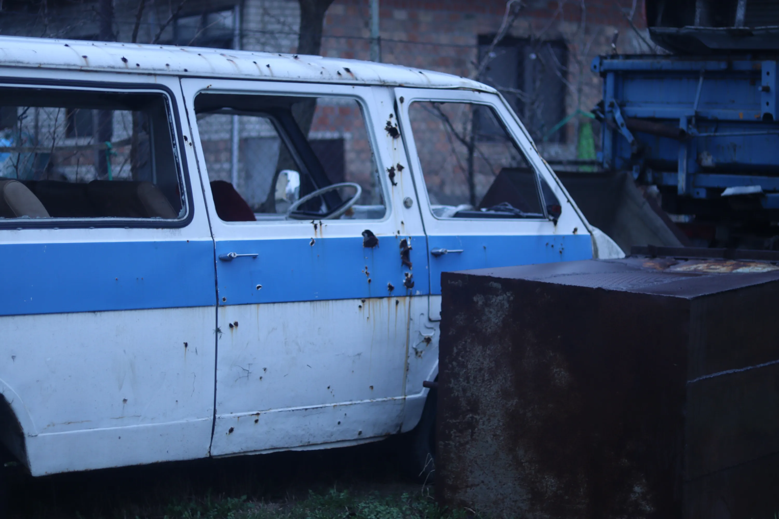 Обстріляні авто