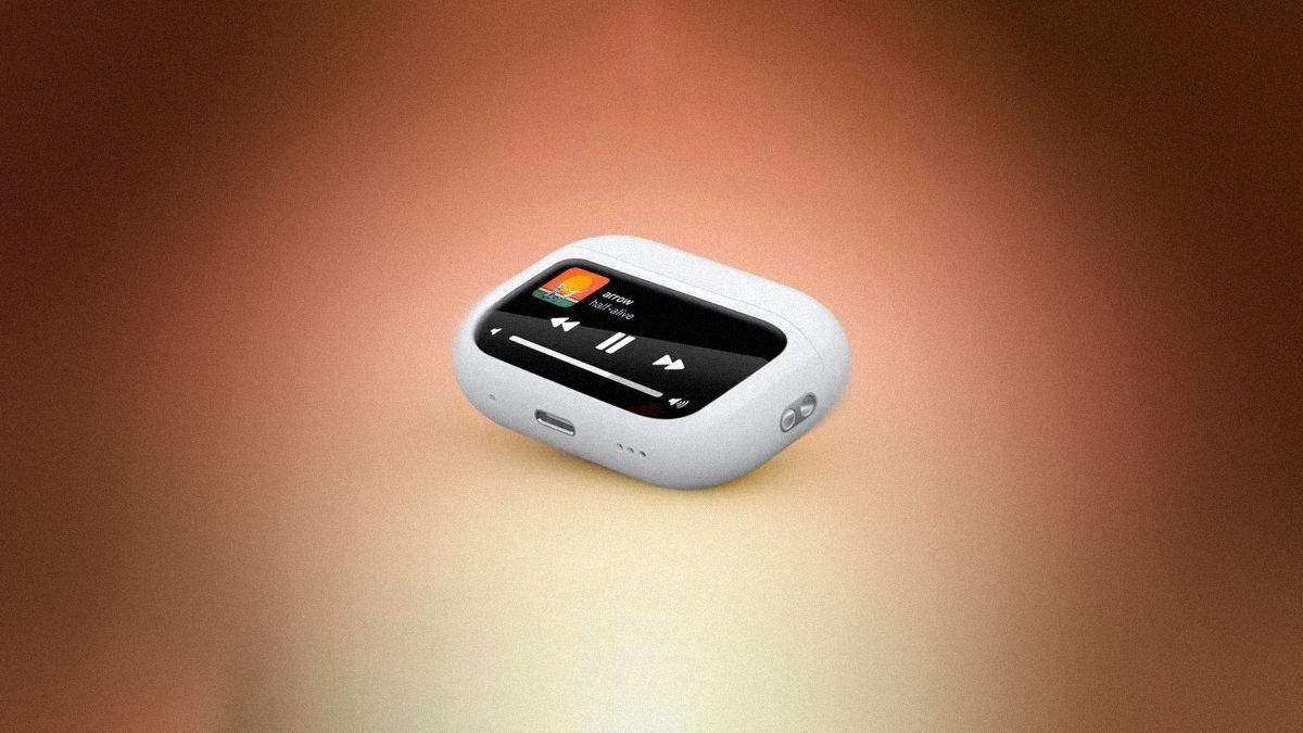 Apple може випустити футляр для AirPods з сенсорним екраном, але користь його сумнівна