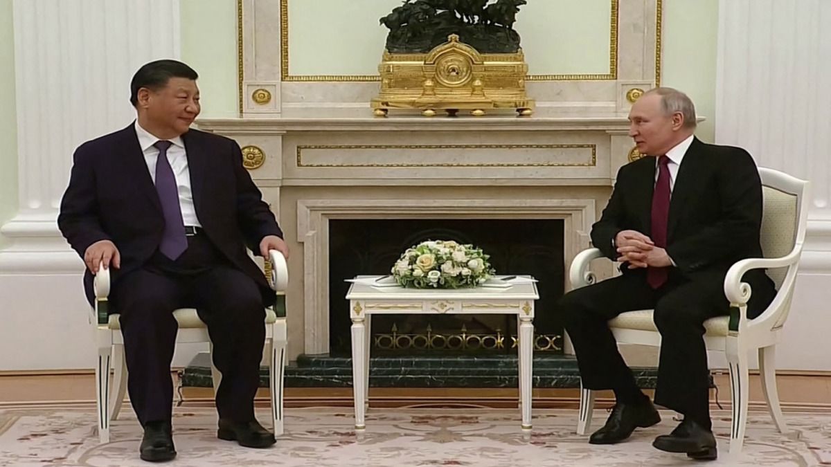 20 марта Путин встретился с Си Цзиньпинем в Москве