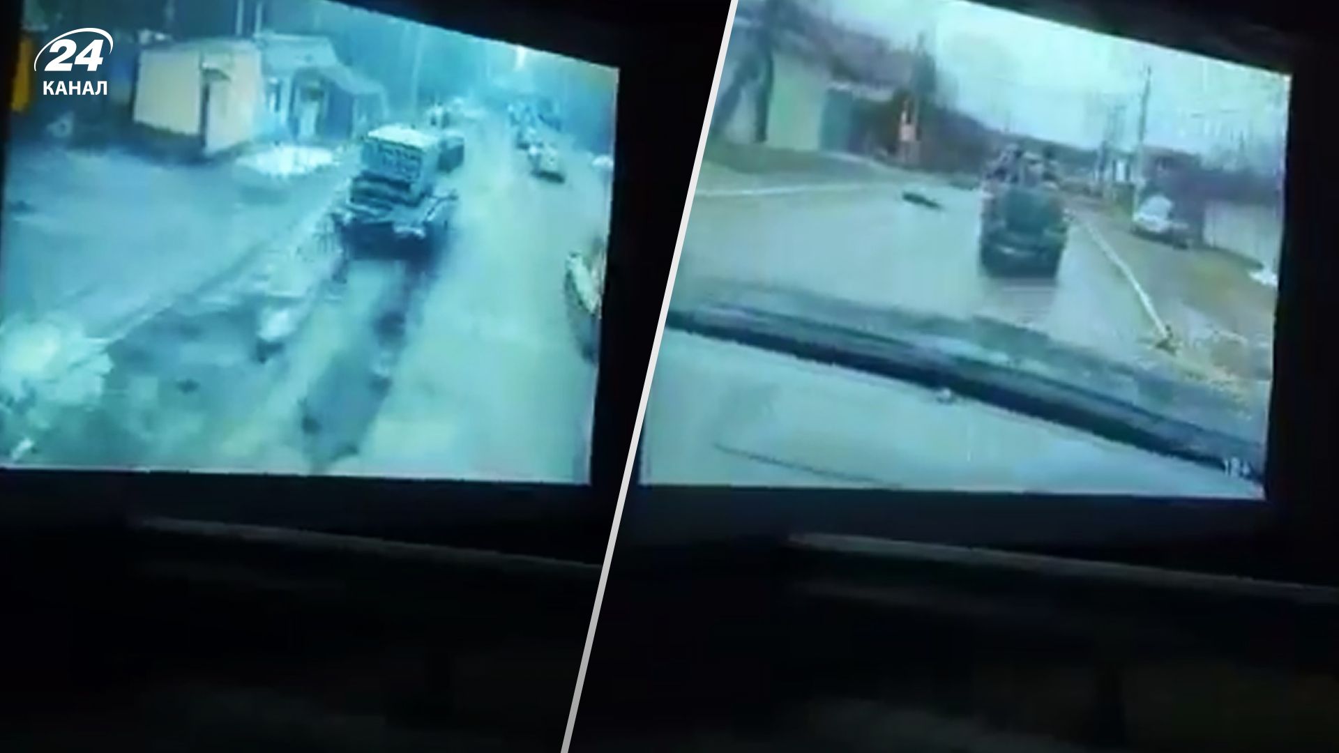 У Житомирській області на кордоні України та Білорусі встановили проєктор - причина та відео У Житомирській області на кордоні України та Білорусі встановили проєктор - причина та відео