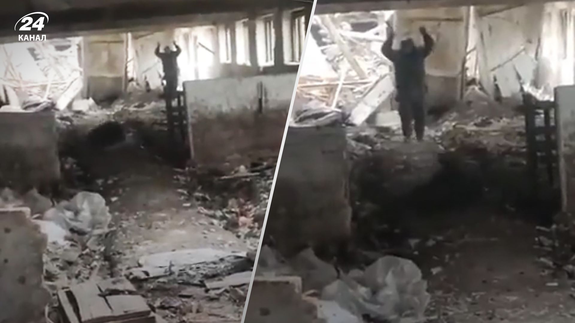 Российские оккупанты сдаются в плен, ползая, как черви. Российские оккупанты сдаются в плен, ползая, как черви.