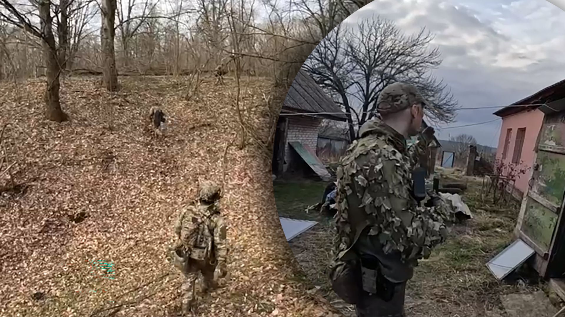 Бійці Російського добровольчого корпусу у Брянській області