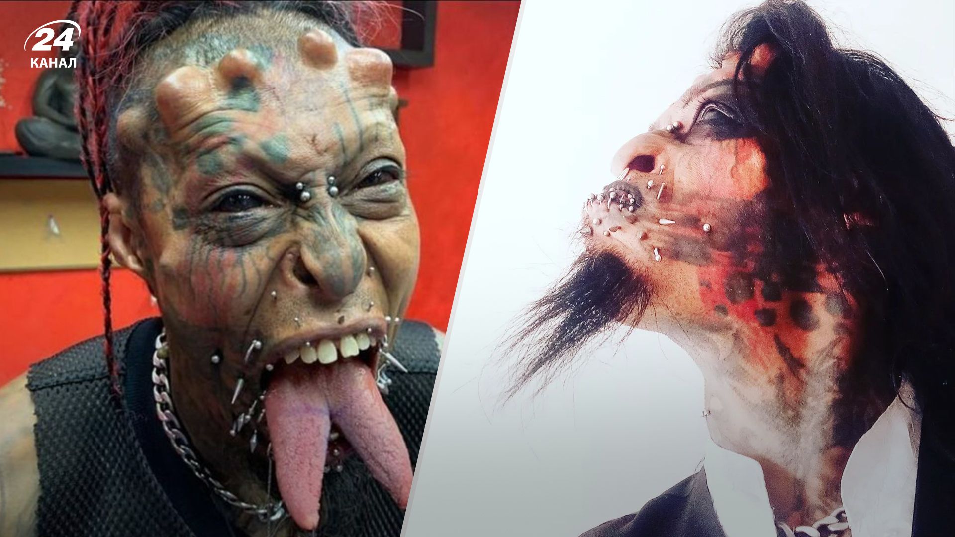 В Колумбии мужчина сделал себе лошадиные глаза, кошачий нос и собачьи уши. В Колумбии мужчина сделал себе лошадиные глаза, кошачий нос и собачьи уши.