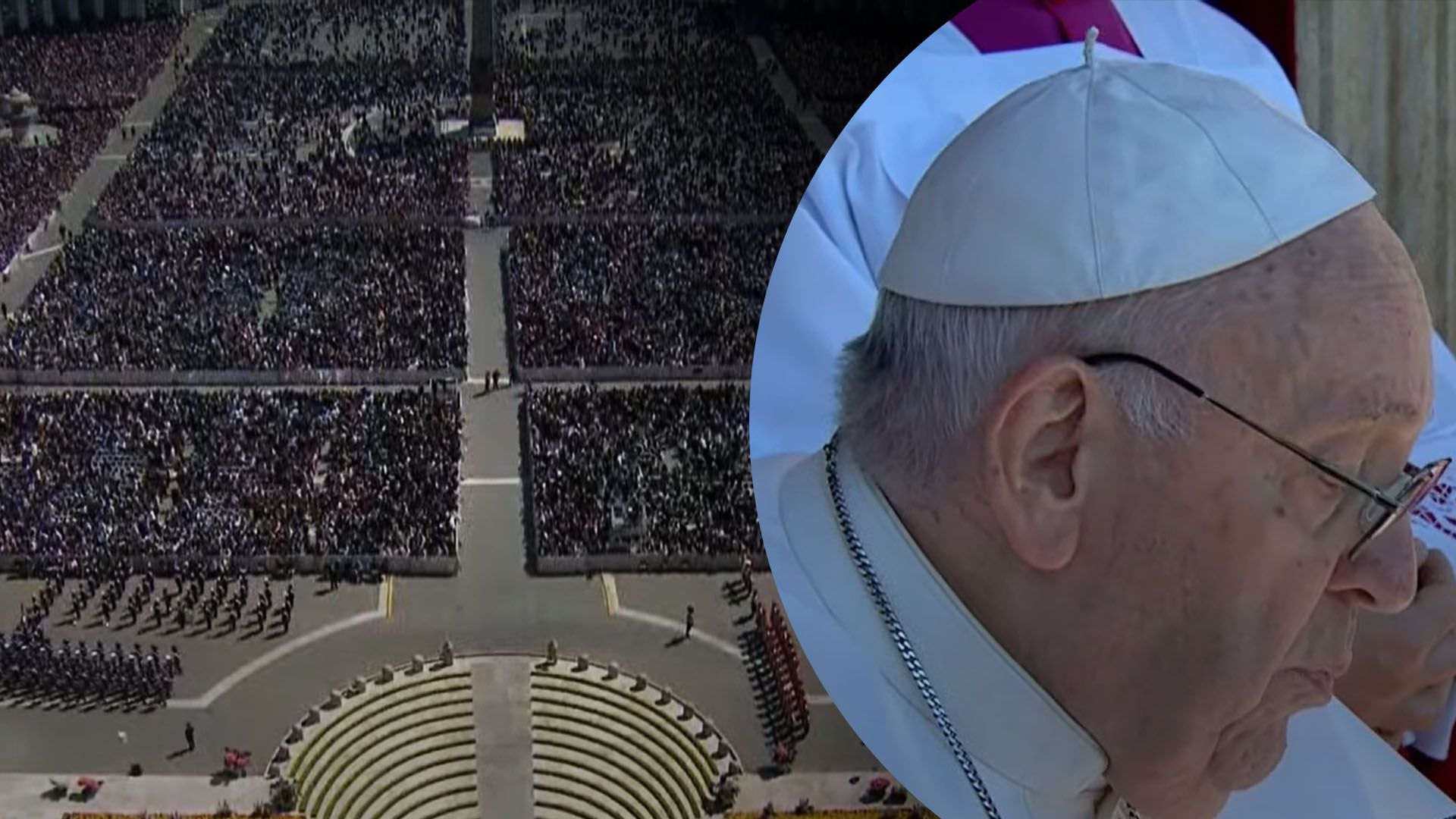 Після лікарні Папа Франциск очолив великодню месу: прибули понад 45 тисяч паломників - 24 Канал