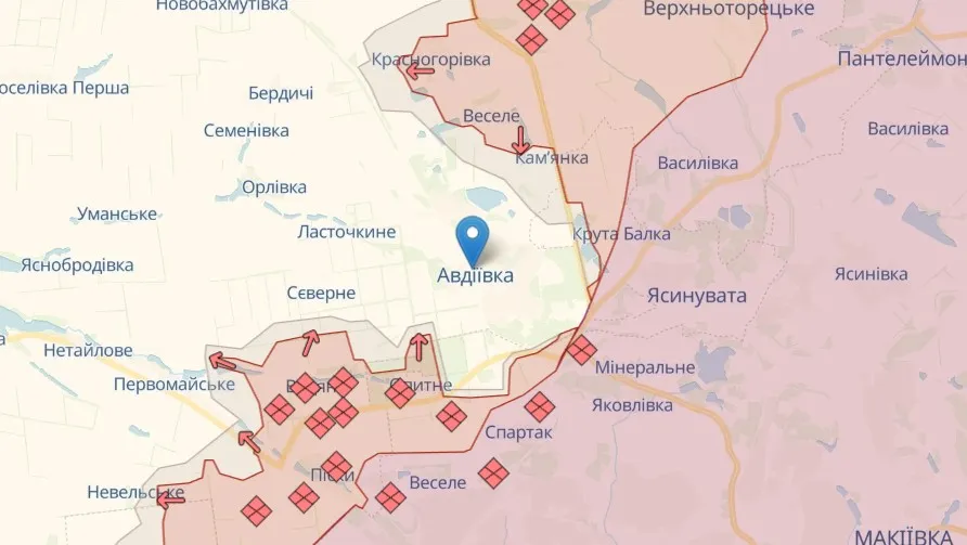 Авдіївка перебуває під постійними обстрілами окупантів / Скриншот з ресурсу Авдіївка перебуває під постійними обстрілами окупантів / Скриншот з ресурсу