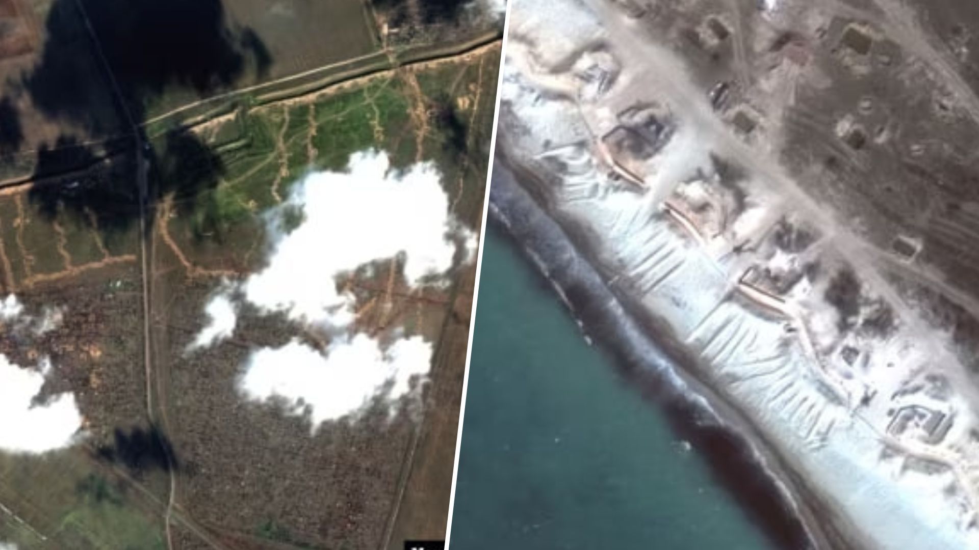 Росіяни риють окопи у Криму - супутникові знімки - 24 Канал Росіяни риють окопи у Криму - супутникові знімки - 24 Канал