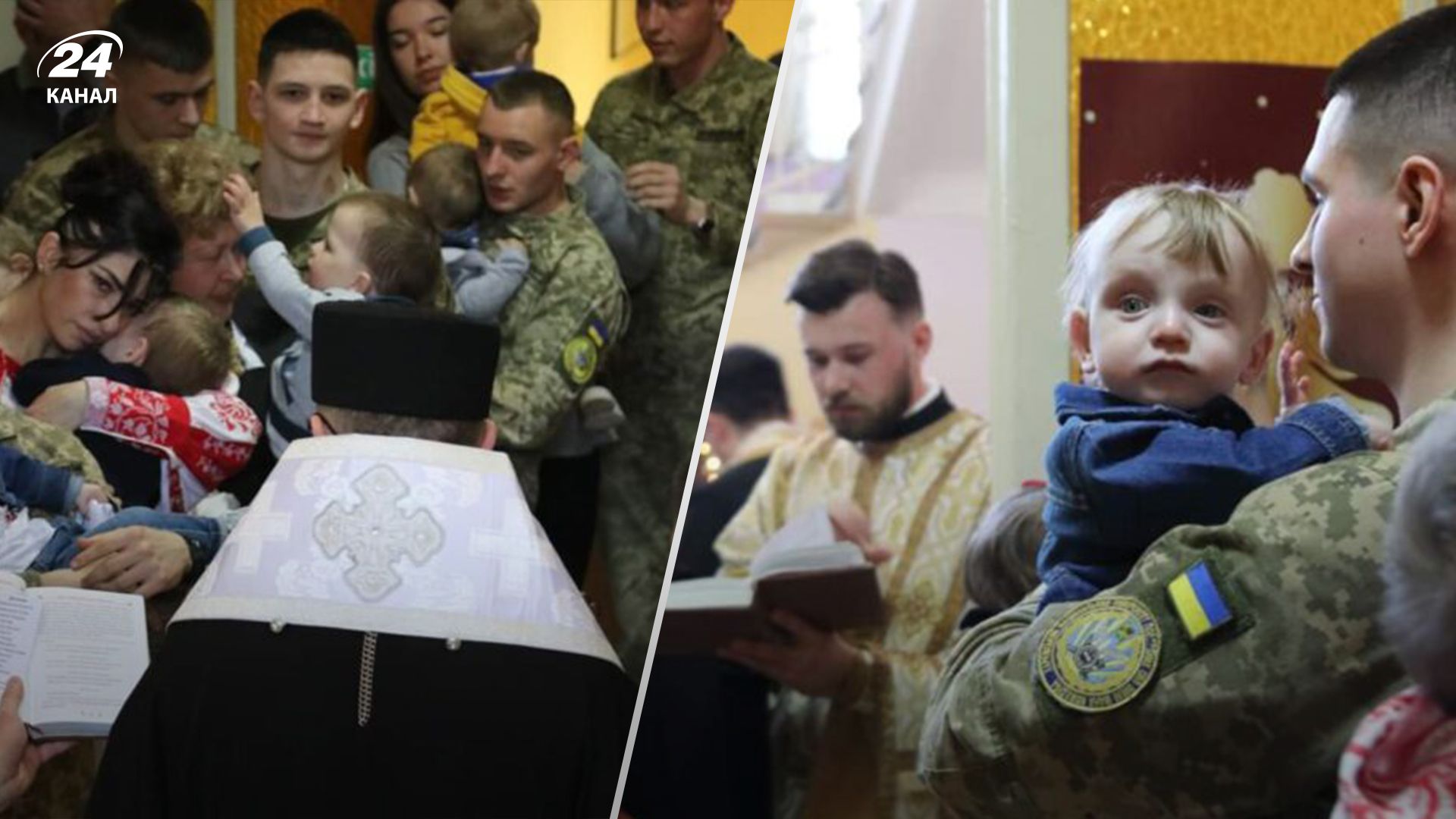 Во Львове военные стали крестными родителями для 16 сирот