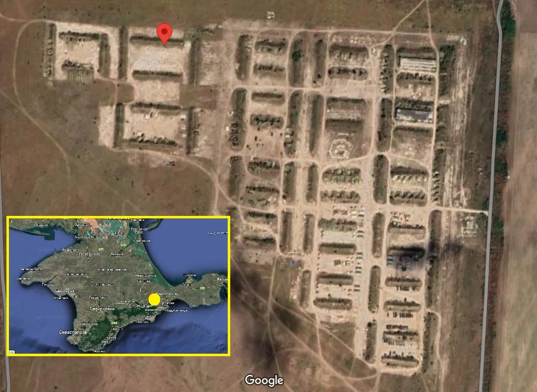 Вибухи на Сході Криму Кринички Вибухи на Сході Криму Кринички