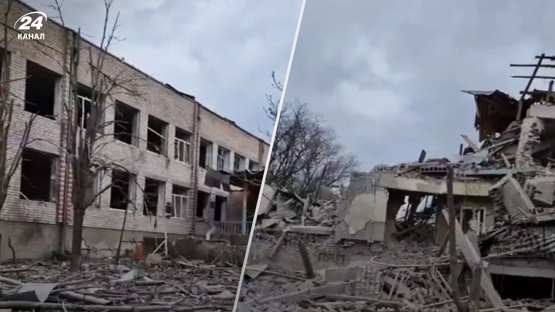 Россияне сбросили авиабомбу на школу в Змиевке Херсонской области - есть погибшие