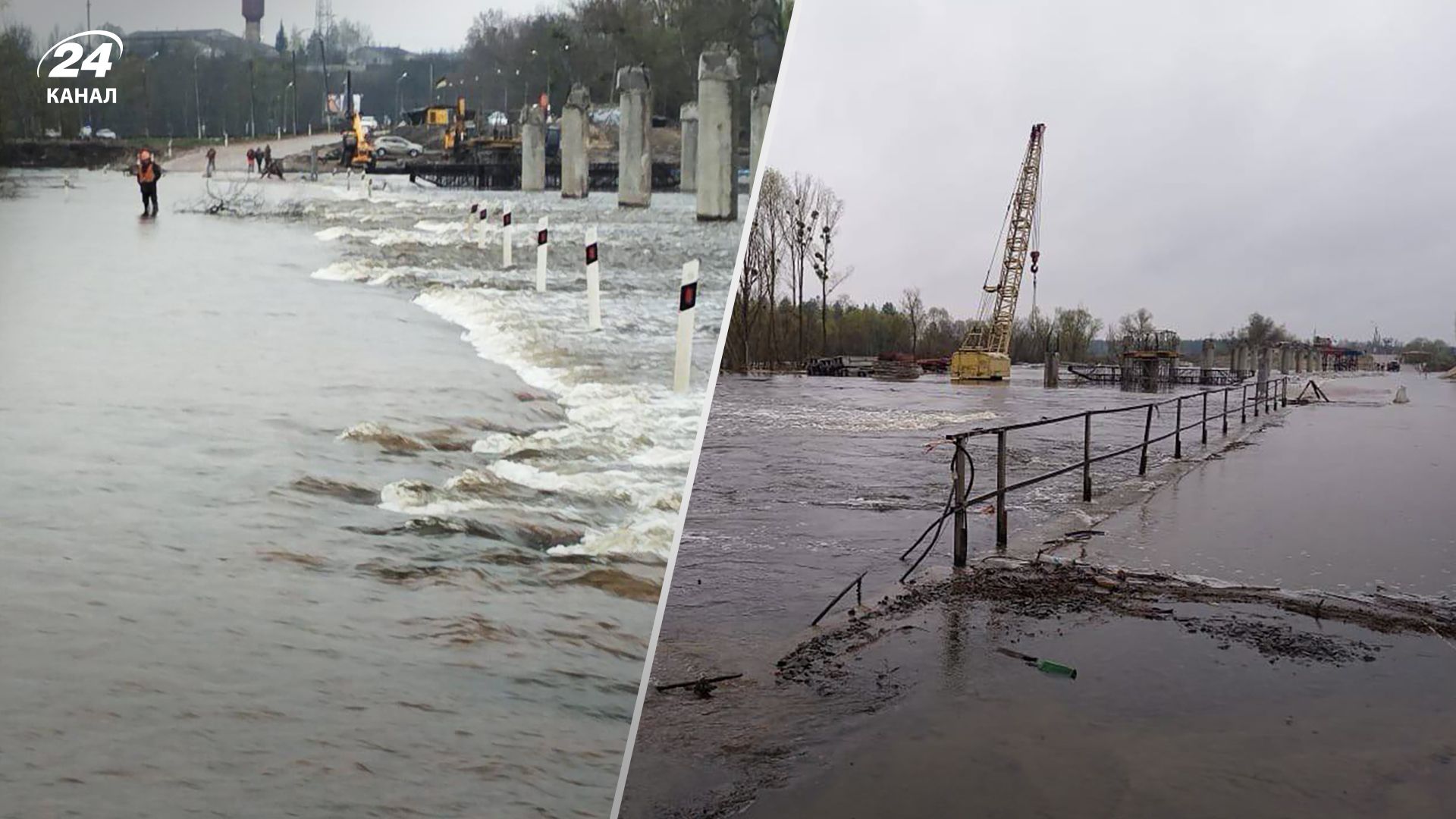В селищі Іванків розмило дамбу ставка й підтопило дві вулиці - Андрій Нєбитов розповів деталі В селищі Іванків розмило дамбу ставка й підтопило дві вулиці - Андрій Нєбитов розповів деталі
