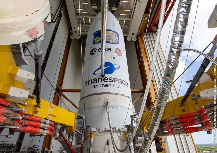 Ariane 5 с рисунком Ярины