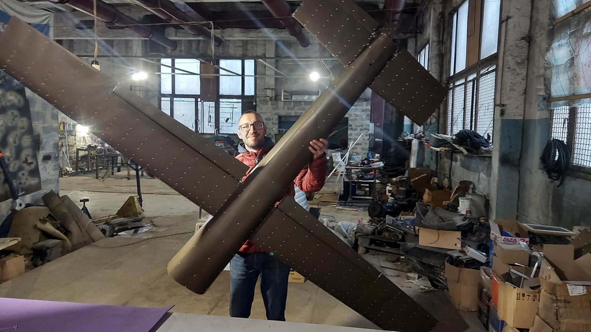 Віталій Бризгалов створив унікальний дрон Віталій Бризгалов створив унікальний дрон