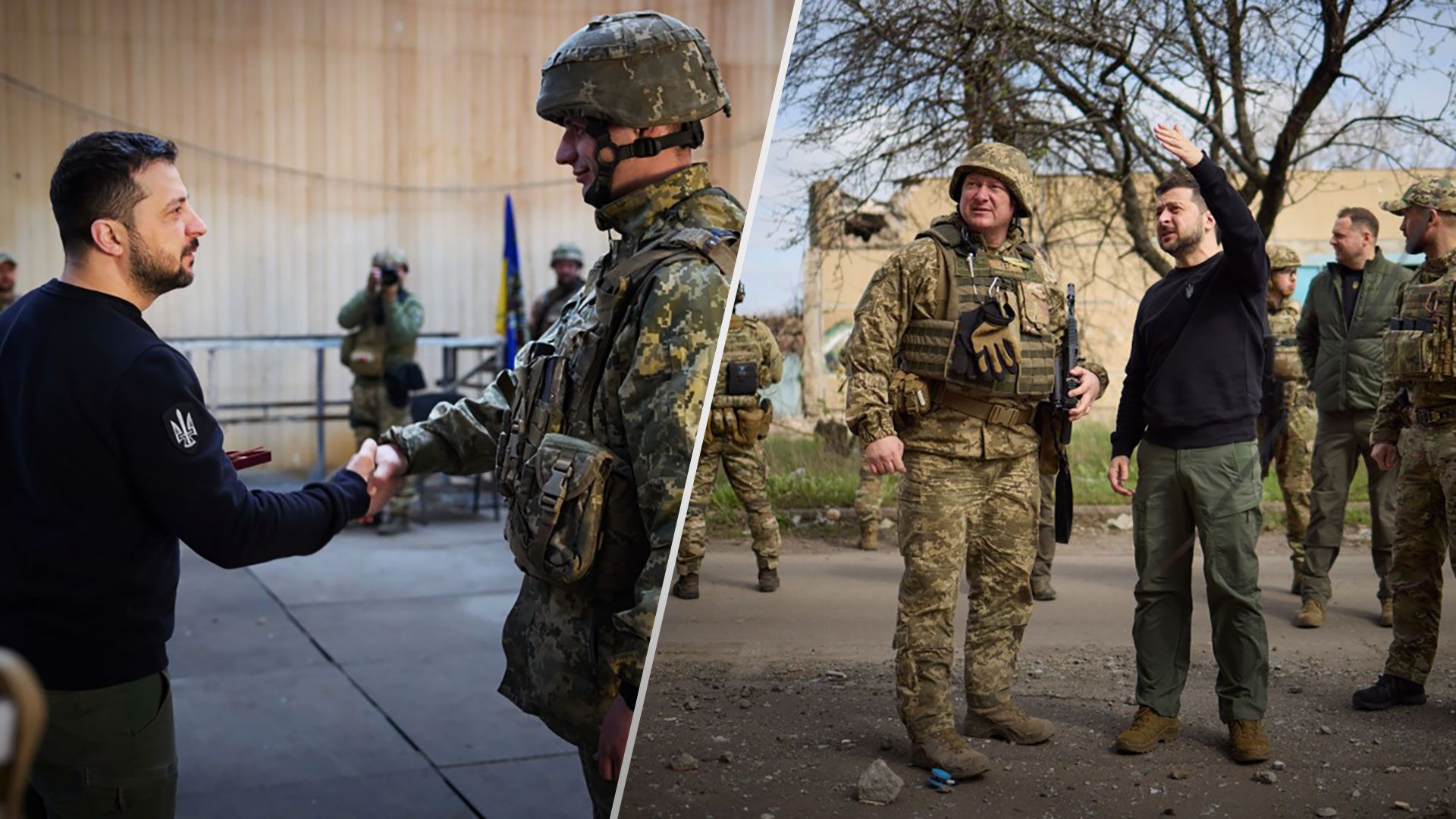 Зеленский посетил украинских военных в Авдеевке - 24 Канал
