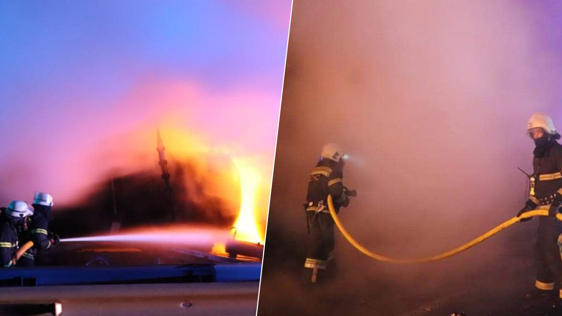 Пожар на Киевщине - 19 апреля загорелись грузовики, есть жертвы - 24 Канал