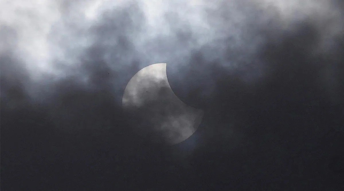 Часткове сонячне затемнення 2023