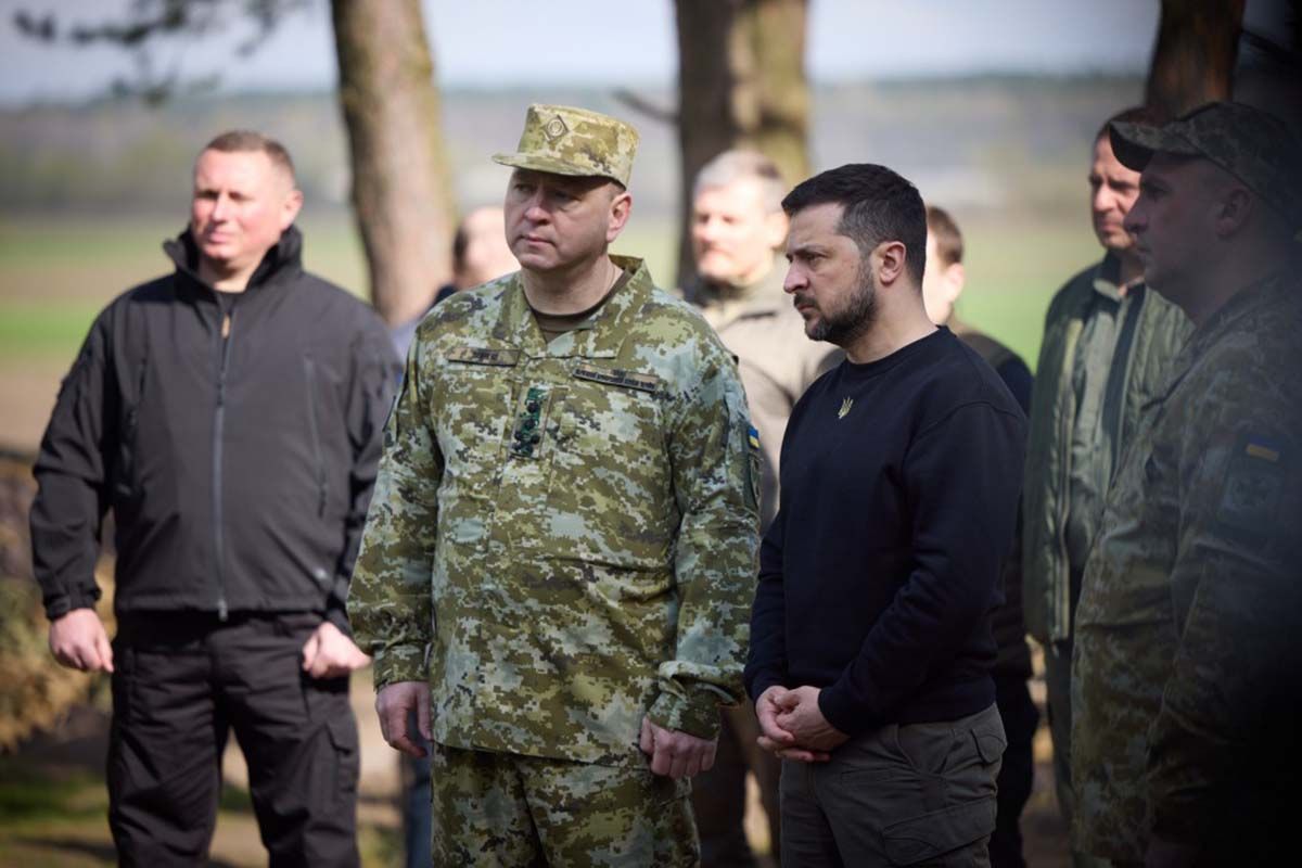 Зеленский посетил территорию, где сходятся границы Украины, Польши и Беларуси - 24 Канал