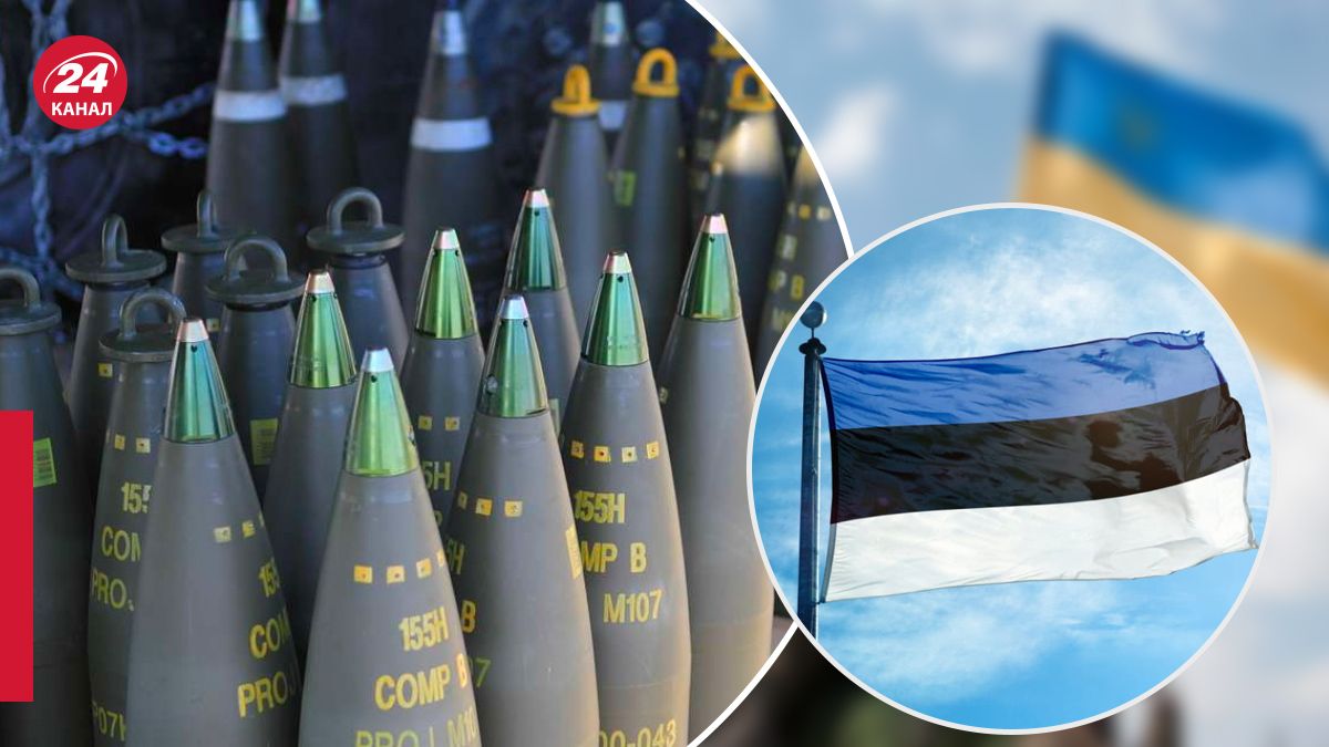 Пакет военной помощи с боеприпасами от Эстонии