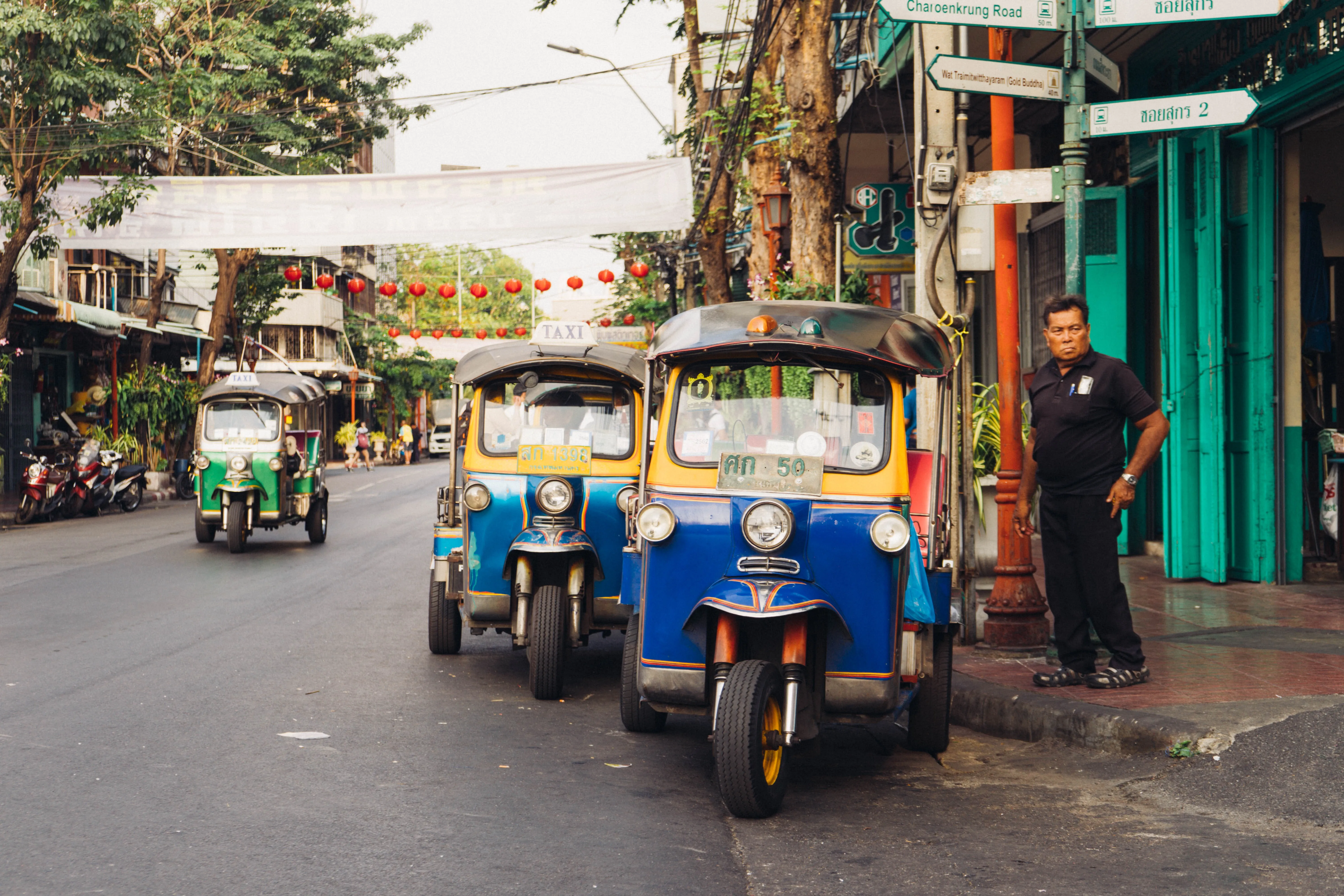 Тук-тук – традиционный транспорт в Таиланде