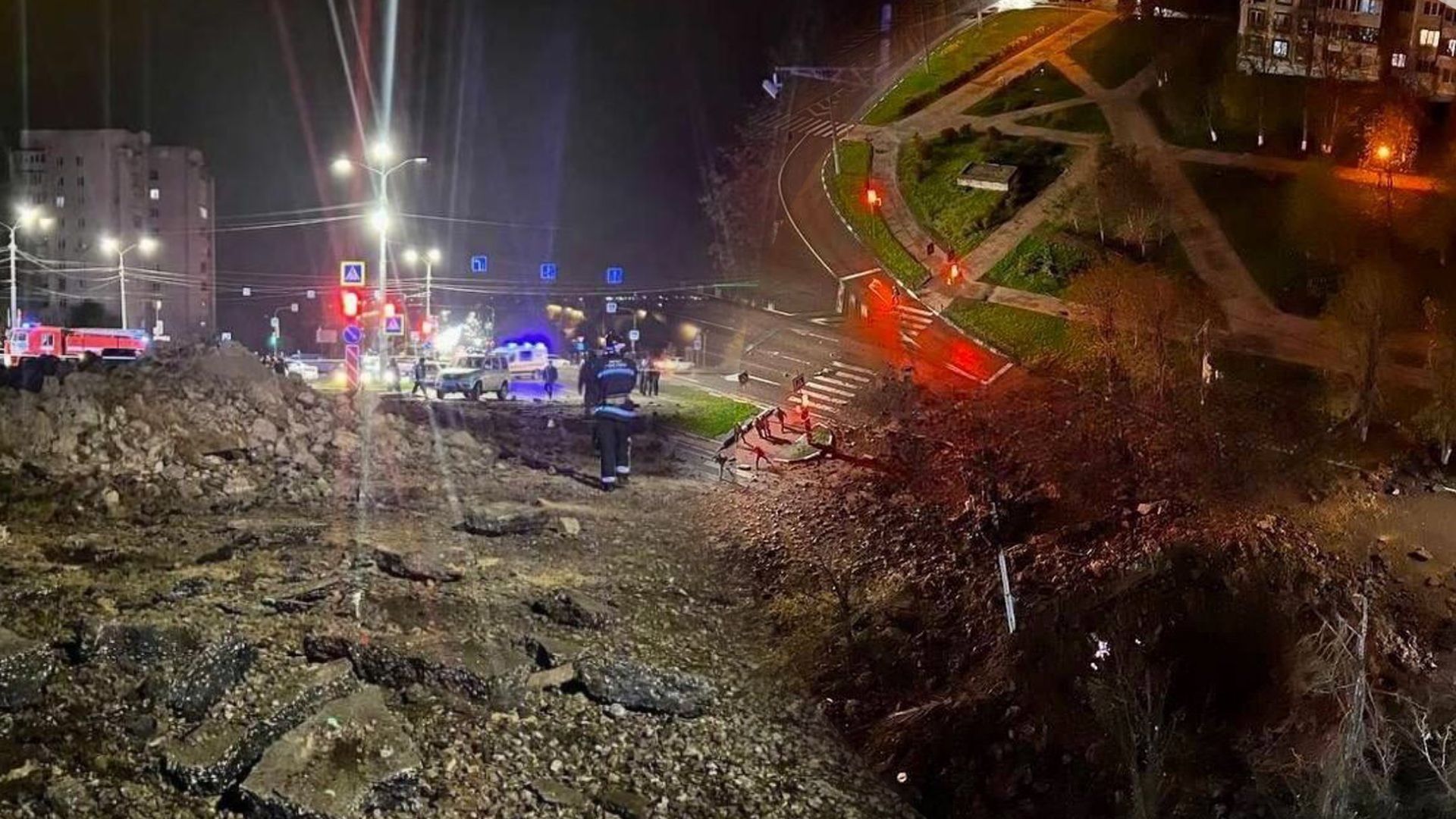 Вибух у Бєлгороді налякав місцеве населення Вибух у Бєлгороді налякав місцеве населення